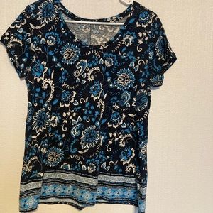 LOFT Beautiful Blue Cotton Shirt